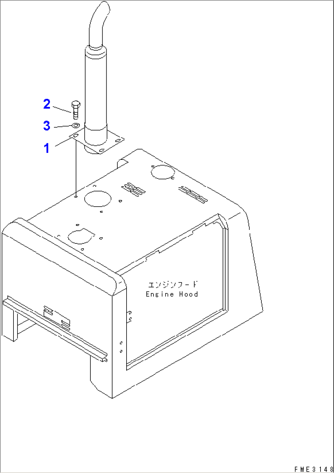 EXHAUST PIPE (EU SPEC.)