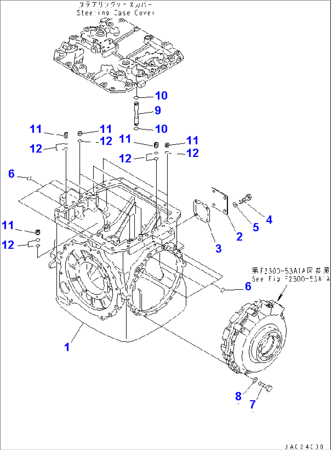 CLUTCH AND BRAKE (CASE)(#4001-)