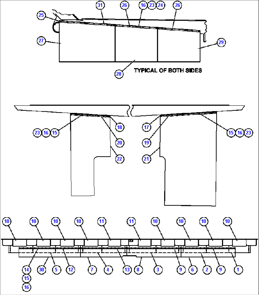 BODY TO DECK & BODY MUD FLAP INSTL