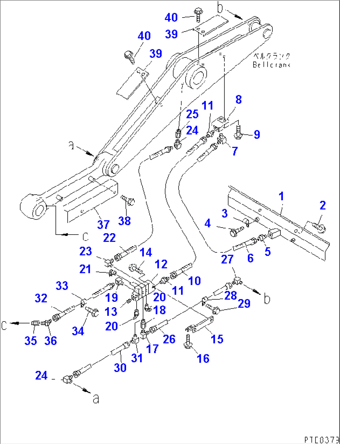 REMOTE GREASE (BELLCRANK LINE) (WITH AUTO GREASE)