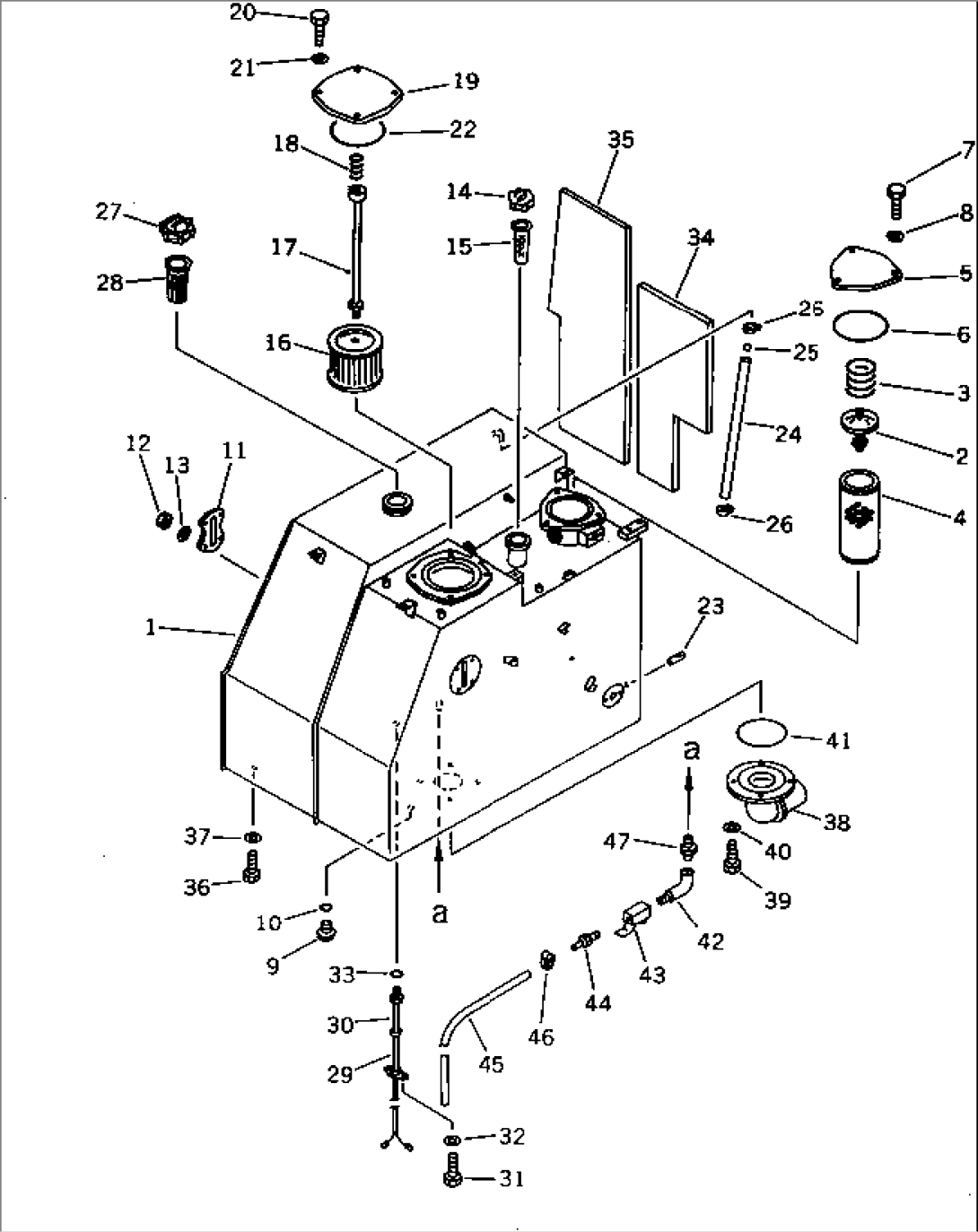 FUEL AND HYDRAULIC TANK (NOISE SUPPRESSION FOR EC)(#1468-)