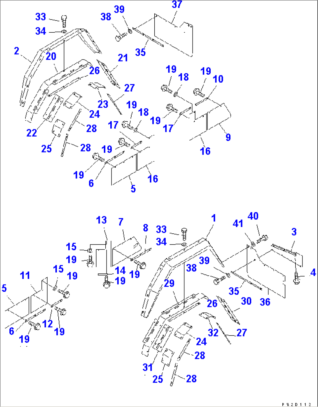 MUD GUARD (FOR WIDE TIRE)(#1001-1072)