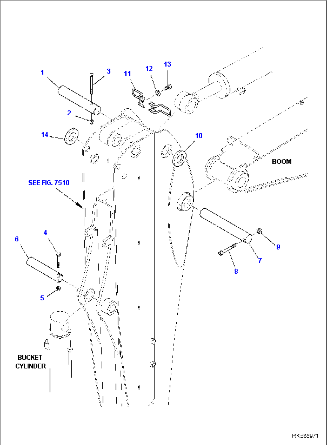TELESCOPIC ARM (WITH SIDE DIGGING BOOM) (2/2)