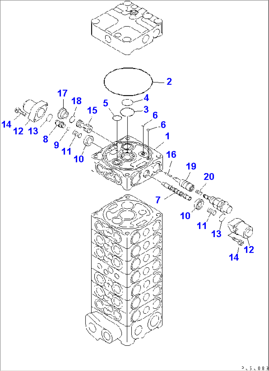MAIN VALVE (8-VALVE) (14/15)