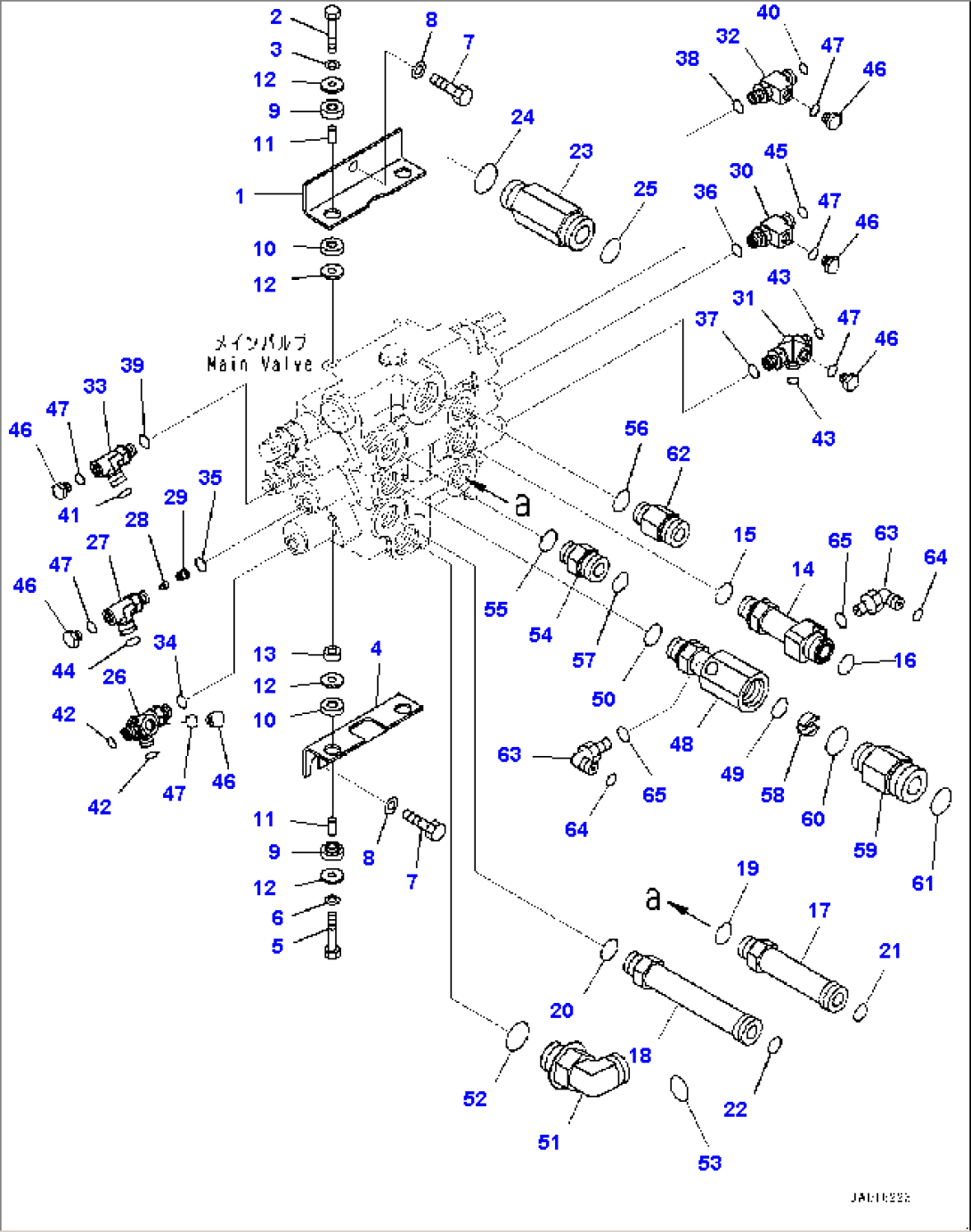 Hydraulic Control Valve, Control Valve Related Parts (#70883-)