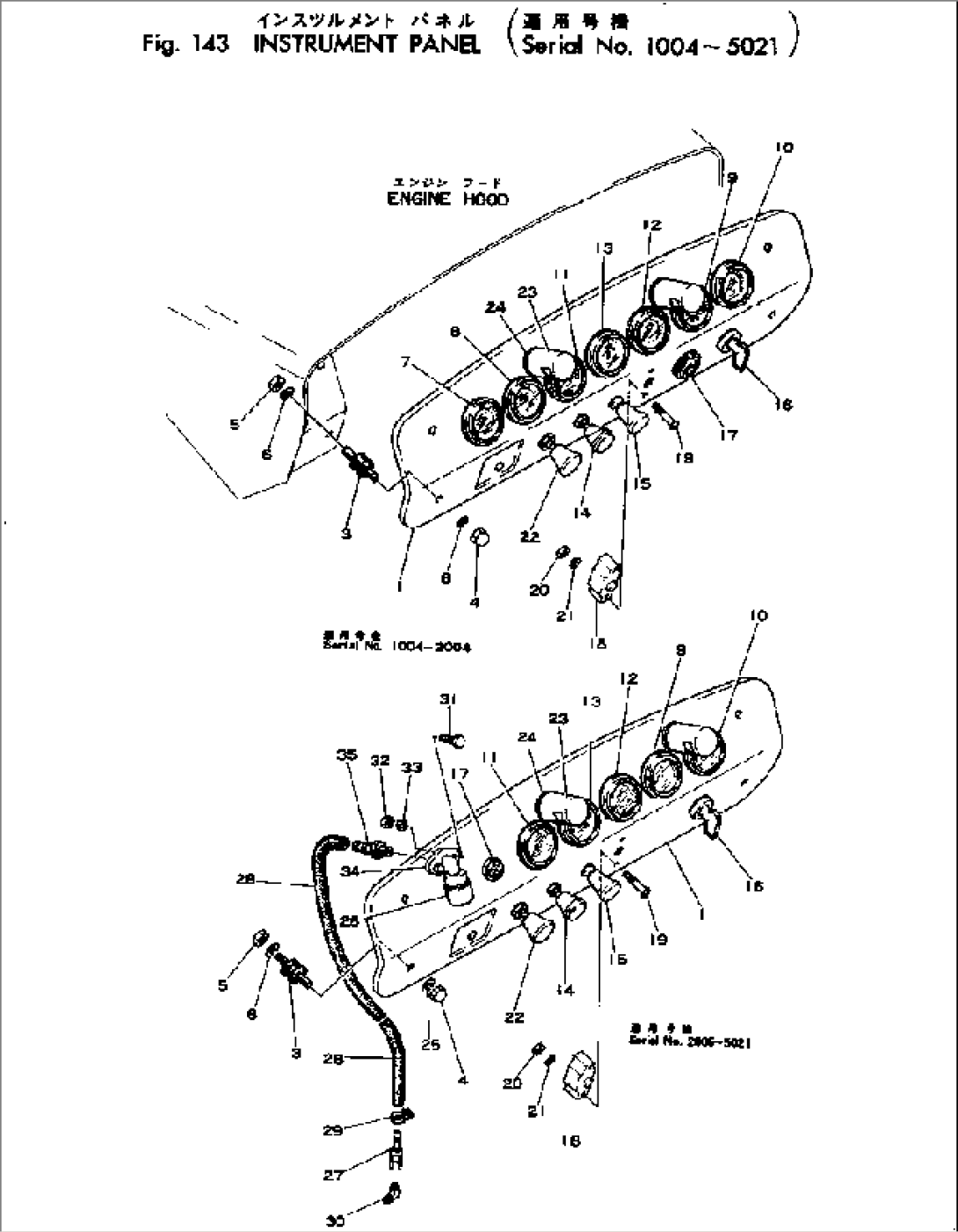 INSTRUMENT PANEL(#1004-5021)