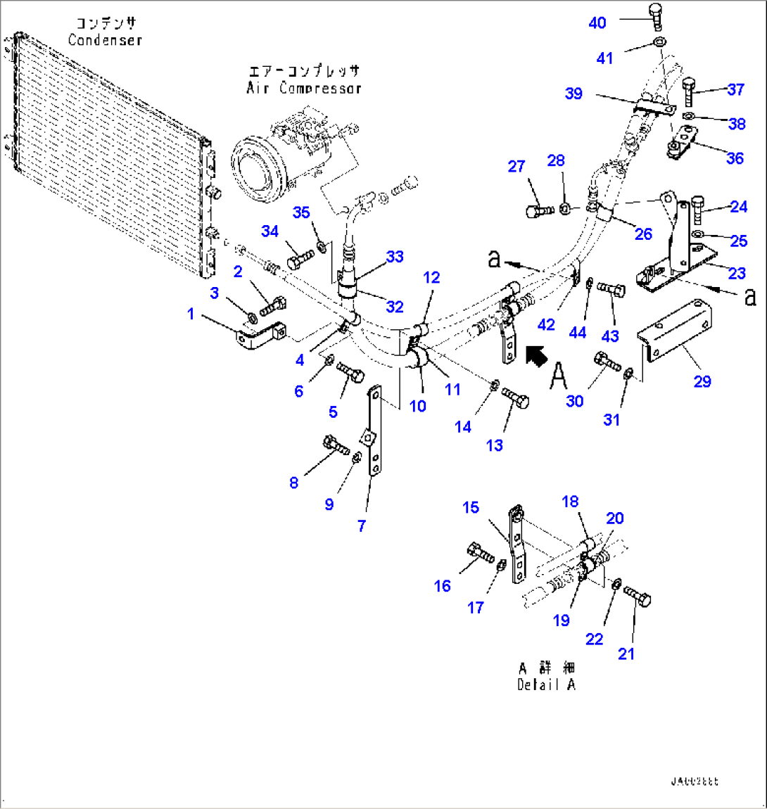 Air Conditioner Unit, Piping (2/2) (#80001-)