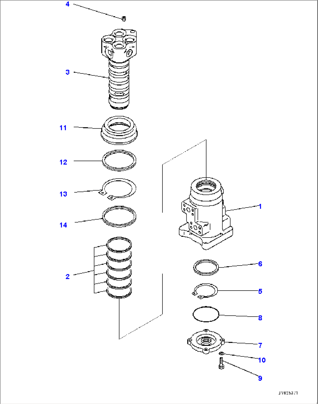 Swivel Joint, Inner Parts (#75979-)