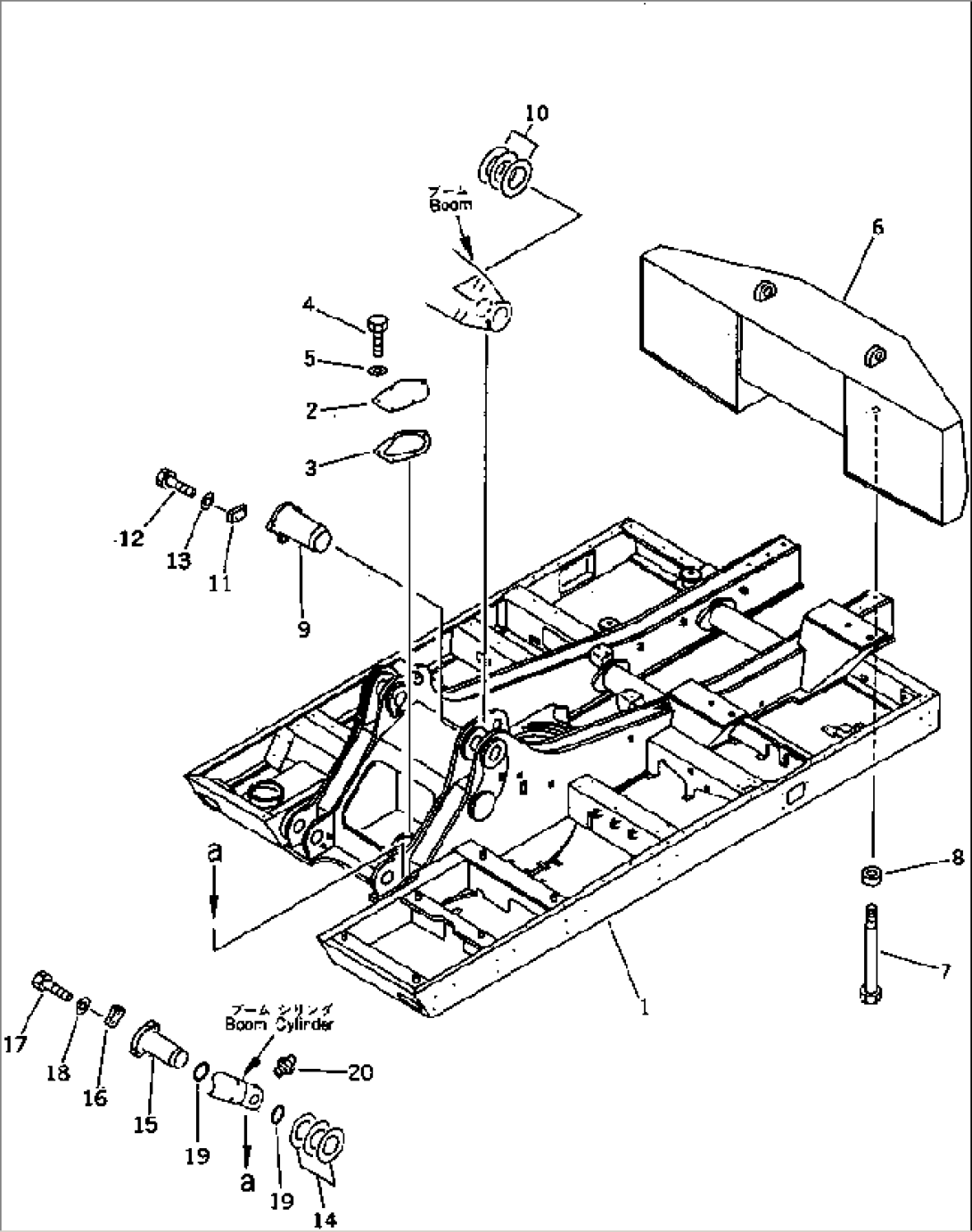 REVOLVING FRAME (FOR HIGH CAB)(#10501-10719)