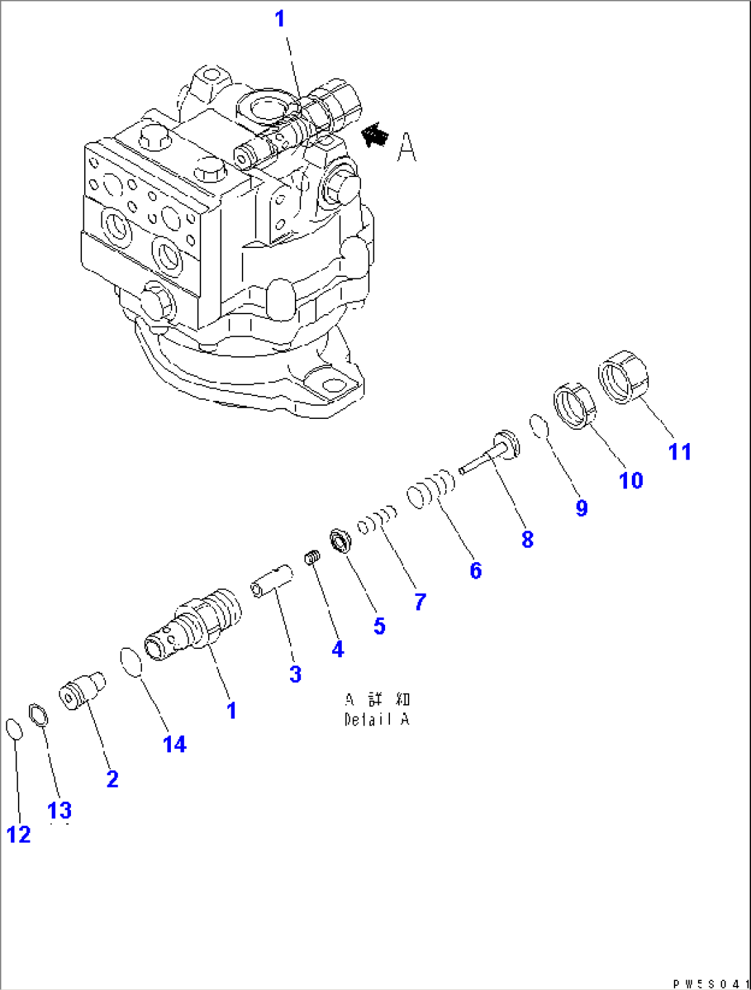 SWING MOTOR (3/3)(#K32001-)