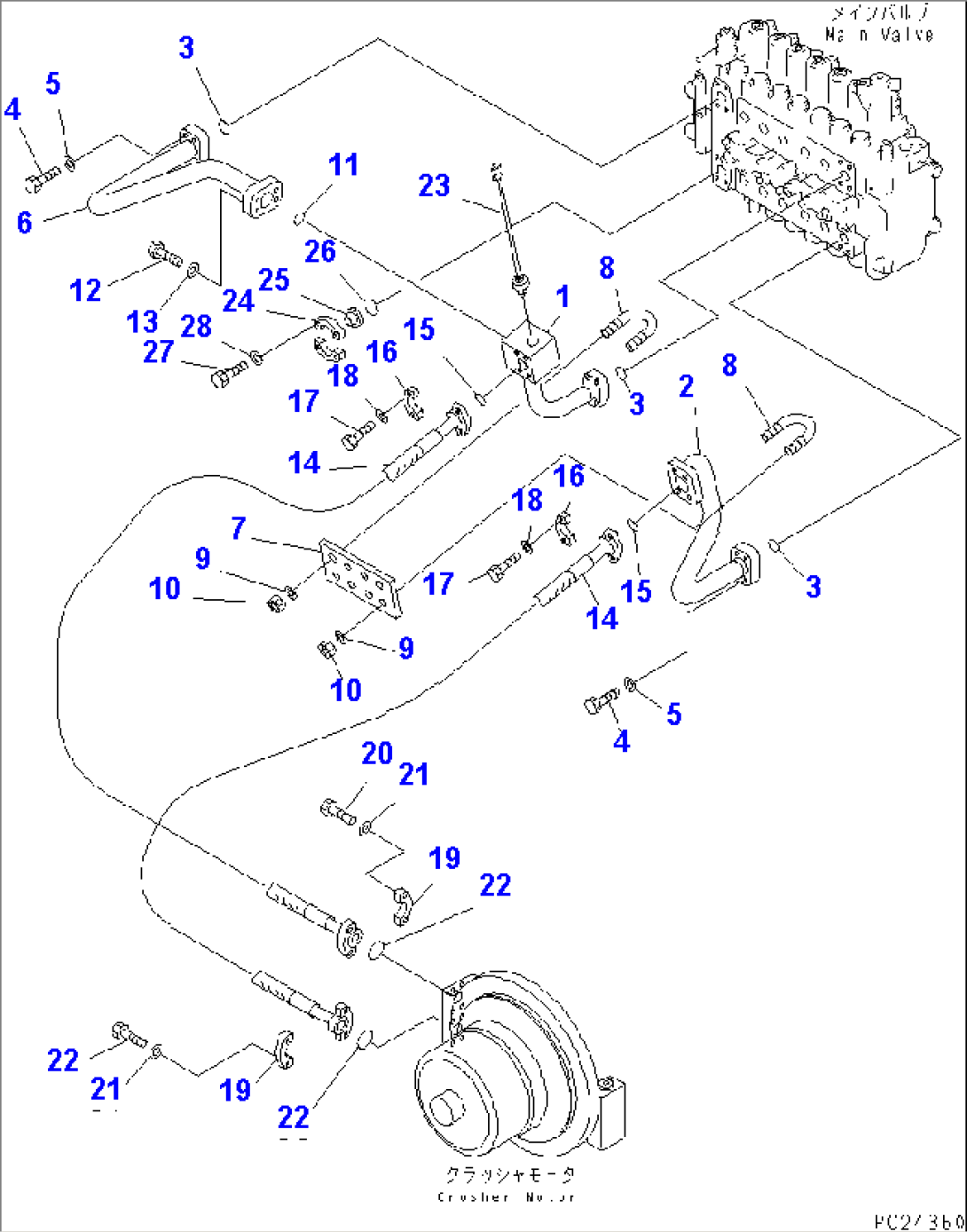 PIPING (11/18) (CRUSHER MOTOR LINE)