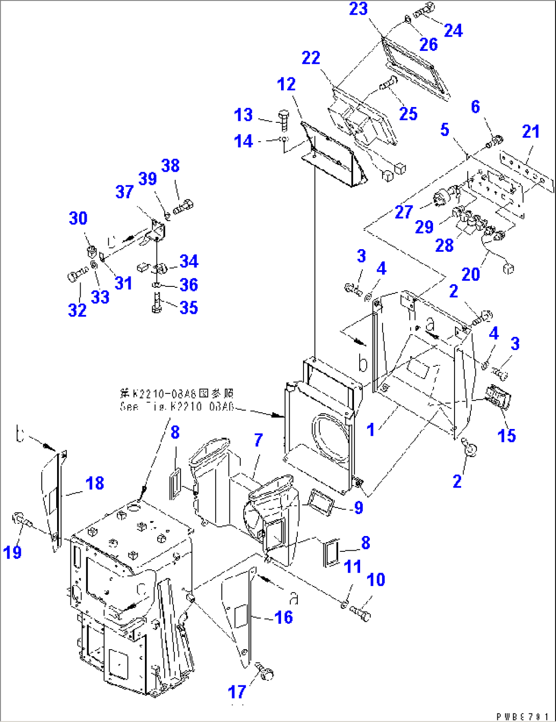 DASHBOARD (WITHOUT SHOE SLIP CONTROL¤WITH AIRCONGITIONER) (WITH WIDE CAB)(#17501-)