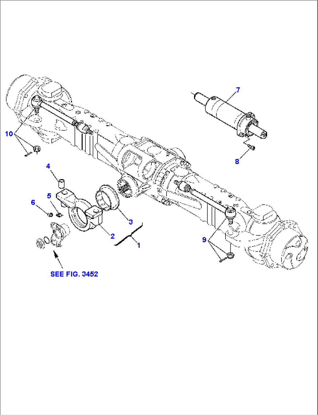 FRONT AXLE (2WS) (6/6)