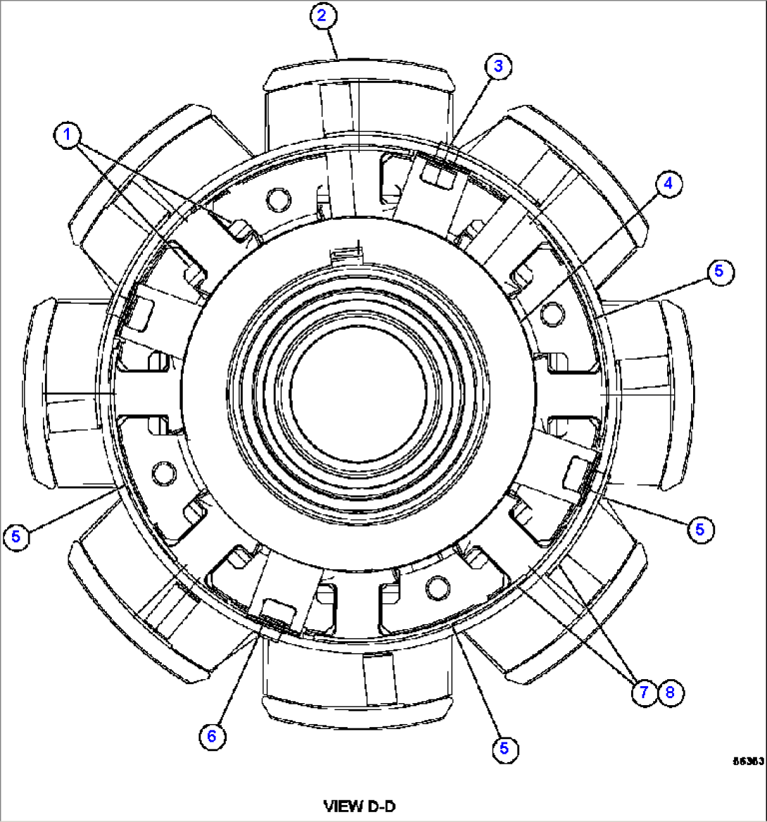 ROTOR ASSEMBLY 58D-98-01960
