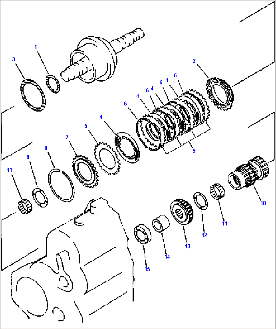 TRANSMISSION 1st CLUTCH