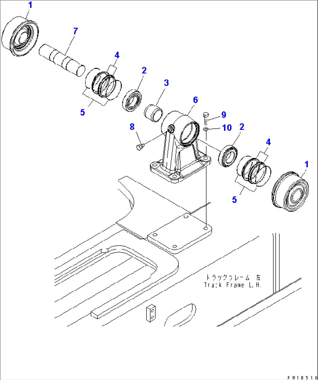 CARRIER ROLLER(#K32001-)