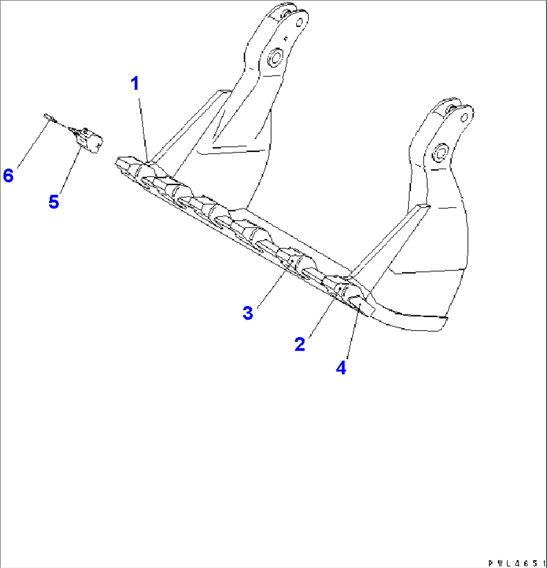 BUCKET (FOR LOADER)(#10001-11011)