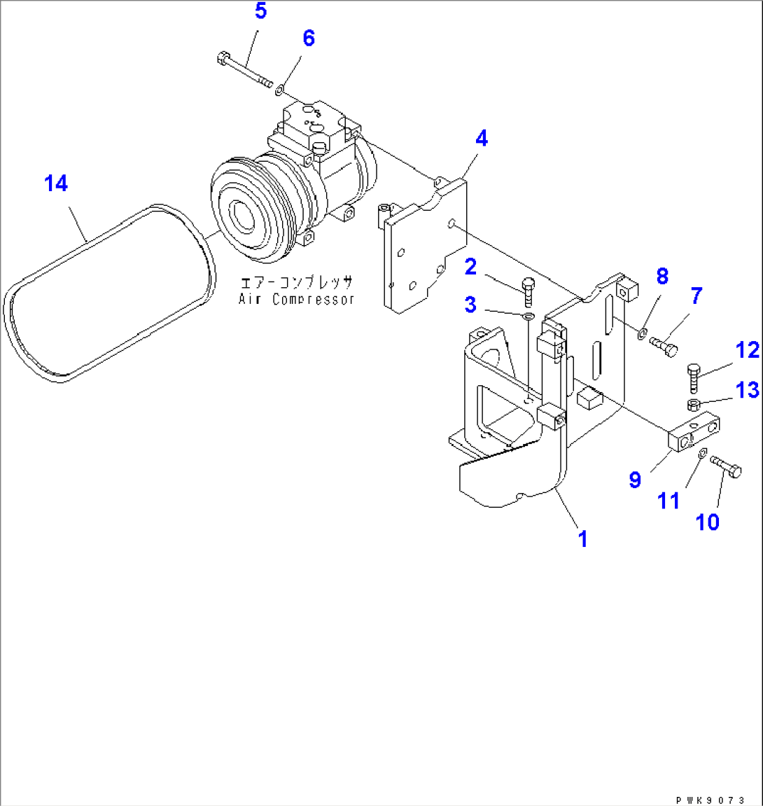 AIR CONDITIONER (COMPRESSOR MOUNT)