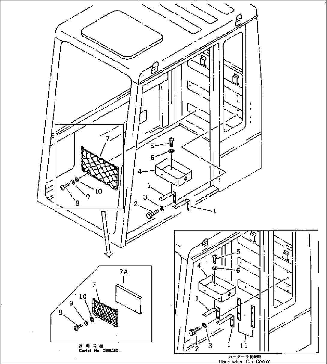 MACHINERY COMPARTMENT (2/2) (TBG SPEC.)(#22330-)