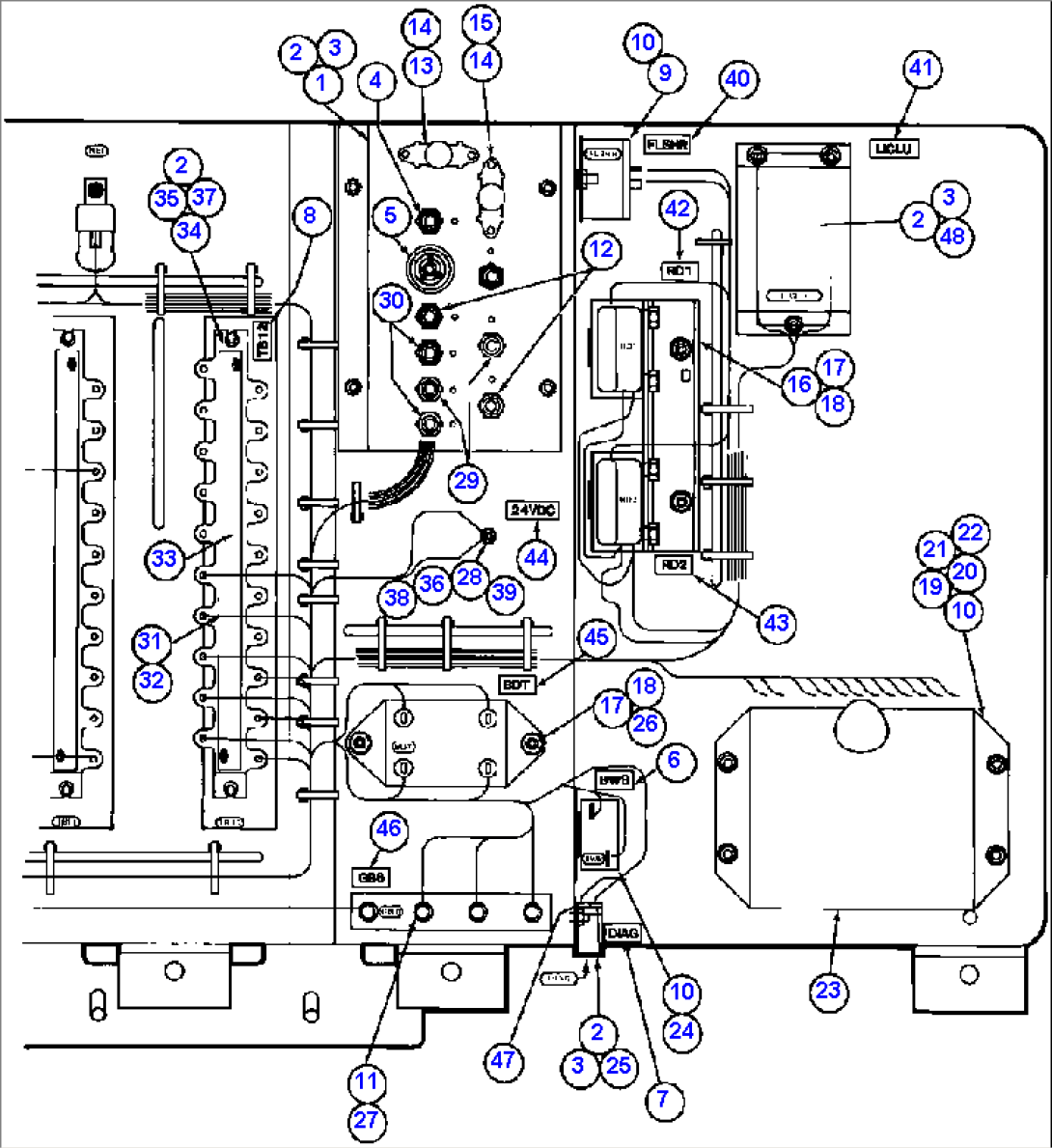 ELECTRICAL COMPARTMENT - 24 VOLT - 2