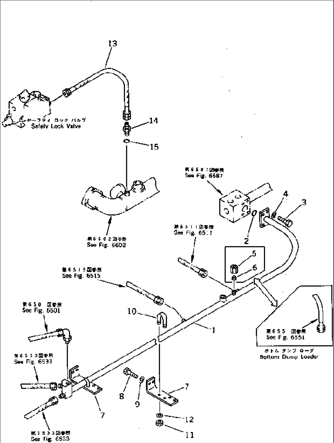 PPC VALVE RETURN PIPING (FOR LOADER)