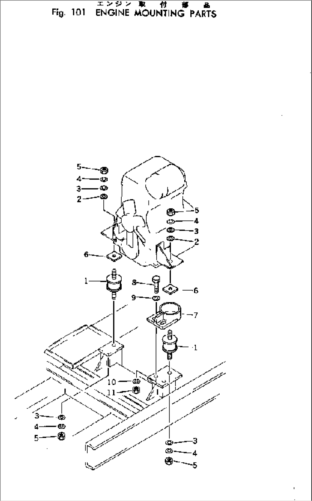 ENGINE MOUNTING PARTS