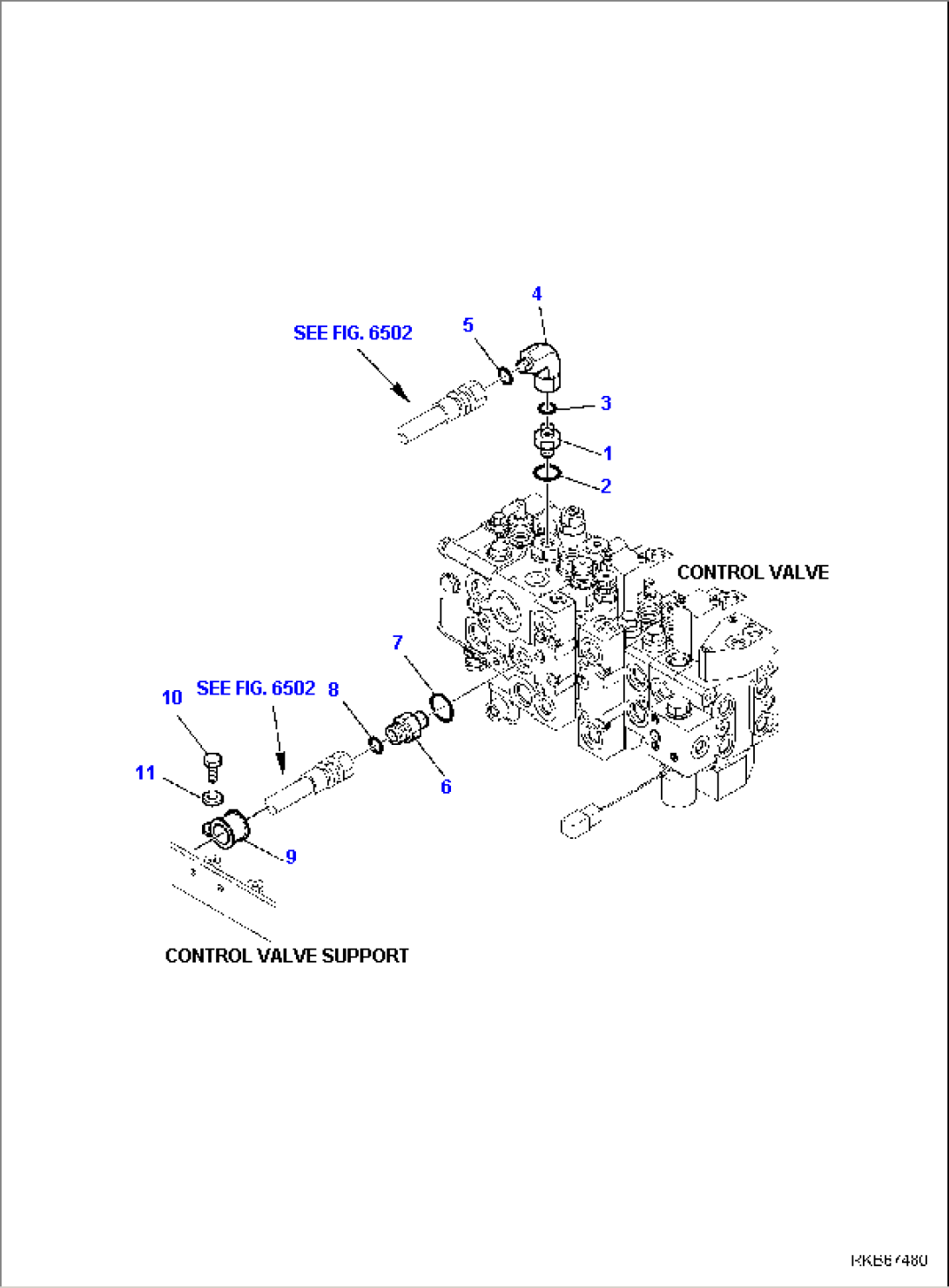 HYDRAULIC PIPING (STEERING LINE) (1/3)