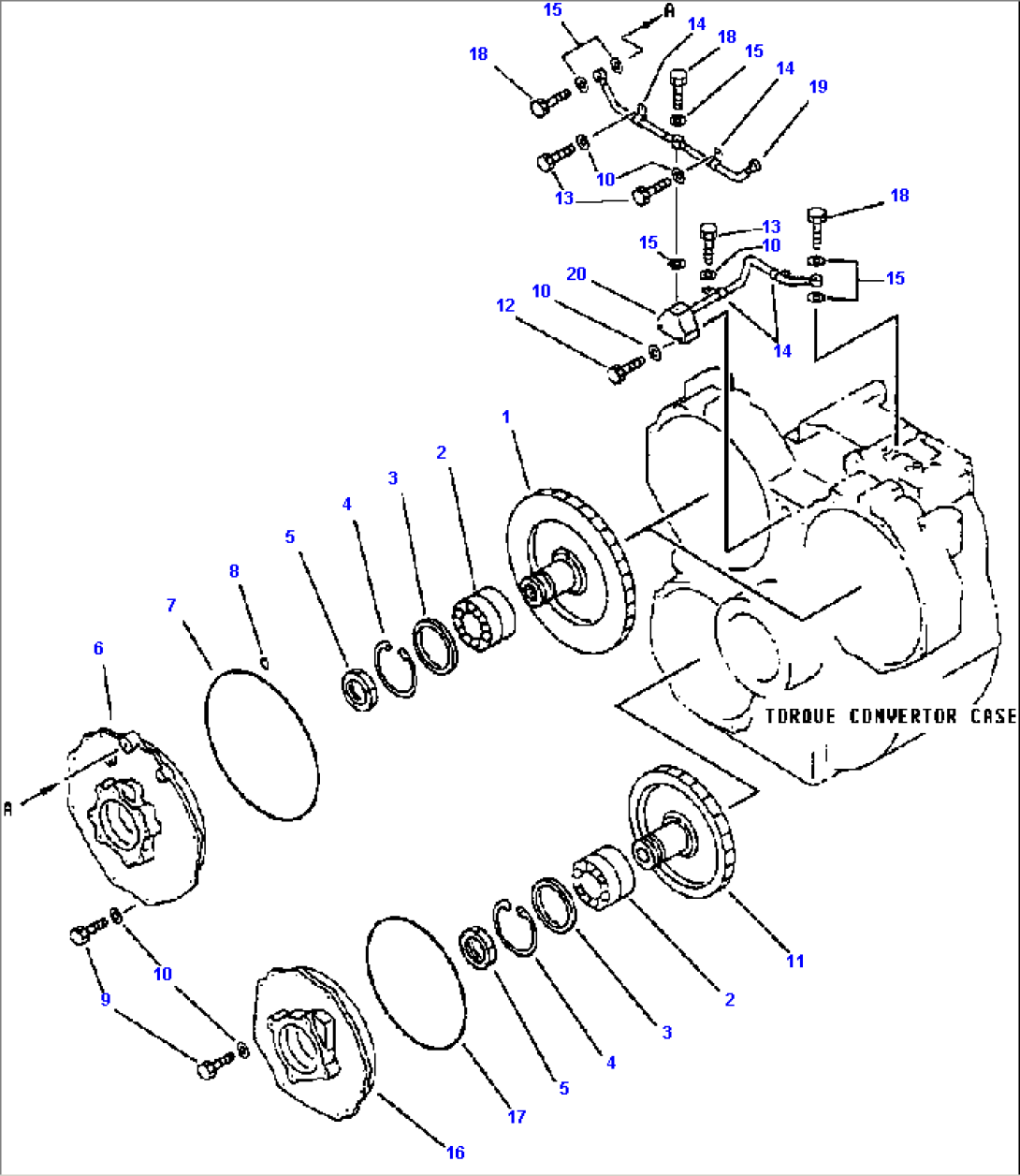 TORQUE CONVERTER - P.T.O. GEAR (561-13-51030)