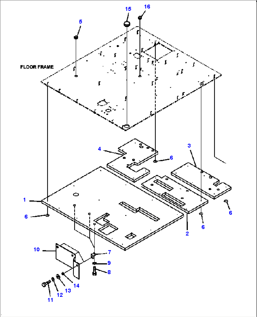 K0200-16B0 FLOOR UNDER SHEET