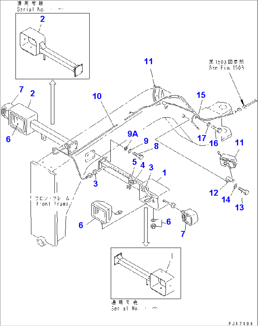 ELECTRICAL SYSTEM (FRONT LINE)(#2001-2062)