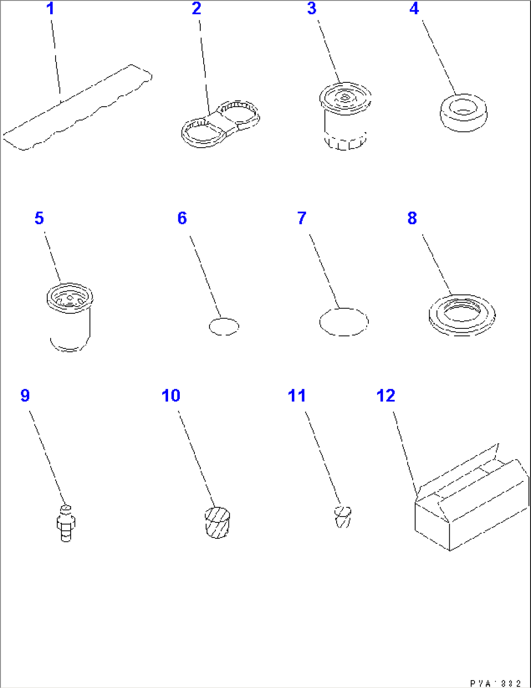 SPARE PARTS (NOISE SUPPRESSION FOR EC)(#41001-41183)