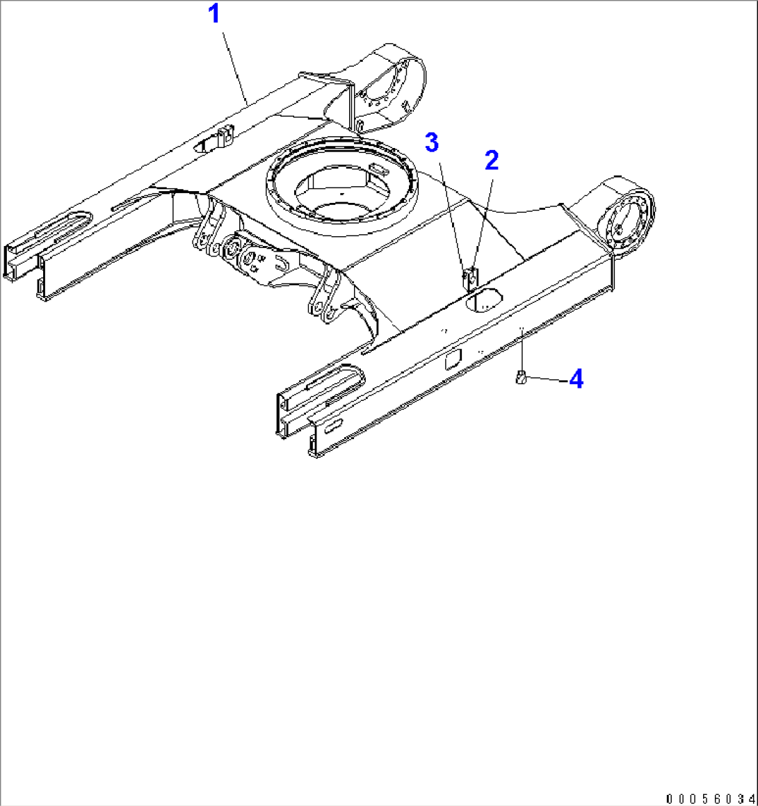 TRACK FRAME (BREAK UP SPEC.)(WITH BLADE)