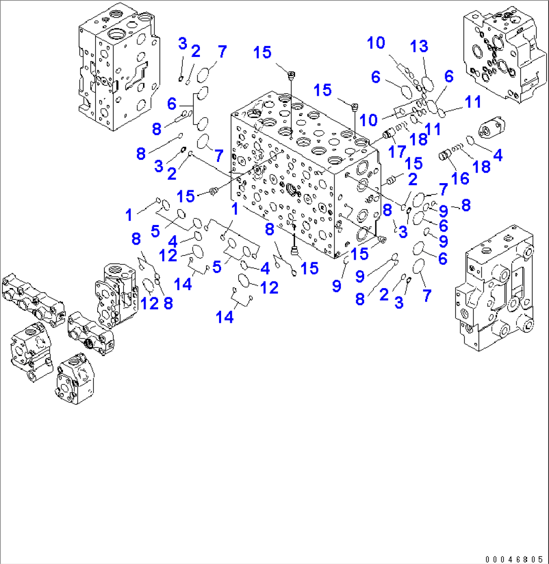 MAIN VALVE (1-ACTUATOR) (5/21)(#30001-)