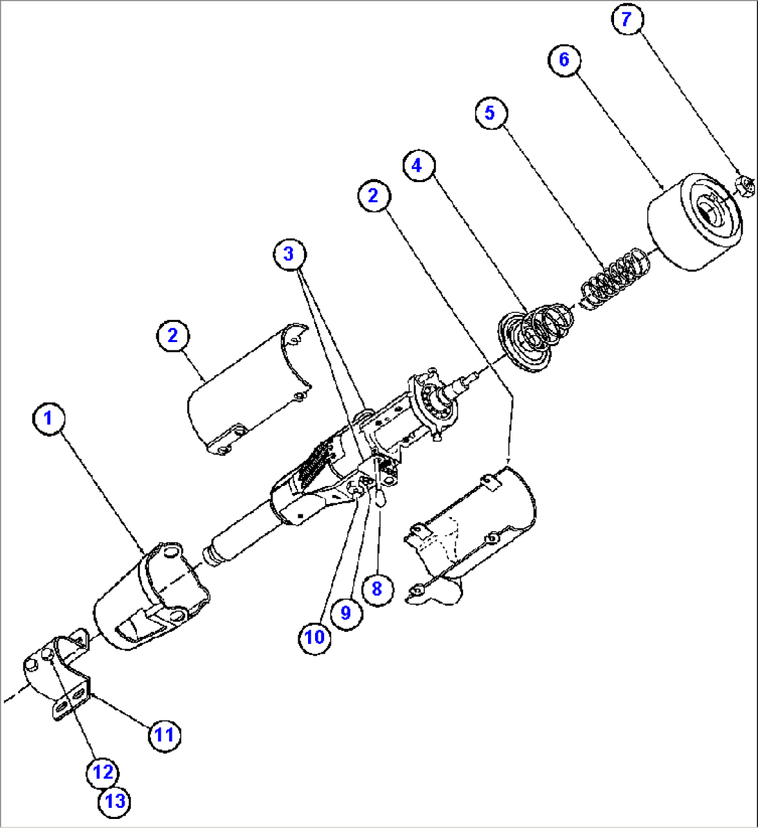 STEERING COLUMN ASSEMBLY (PB9380)