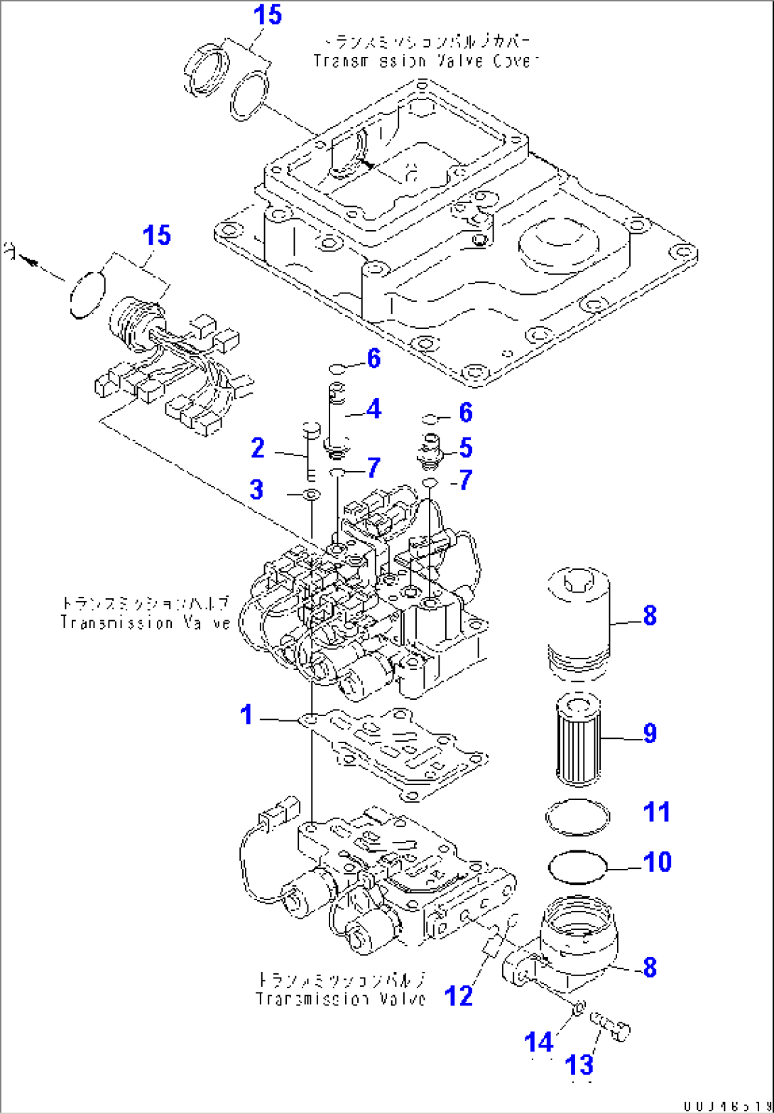TRANSMISSION (FILTER AND HARNESS)(#1201-)