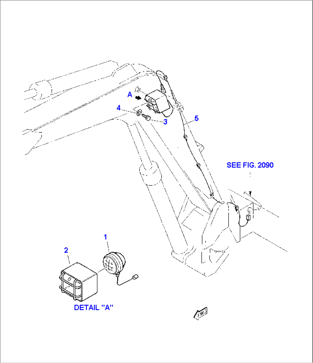 ELECTRICAL SYSTEM (BOOM SIDE) (TBG VERSION)