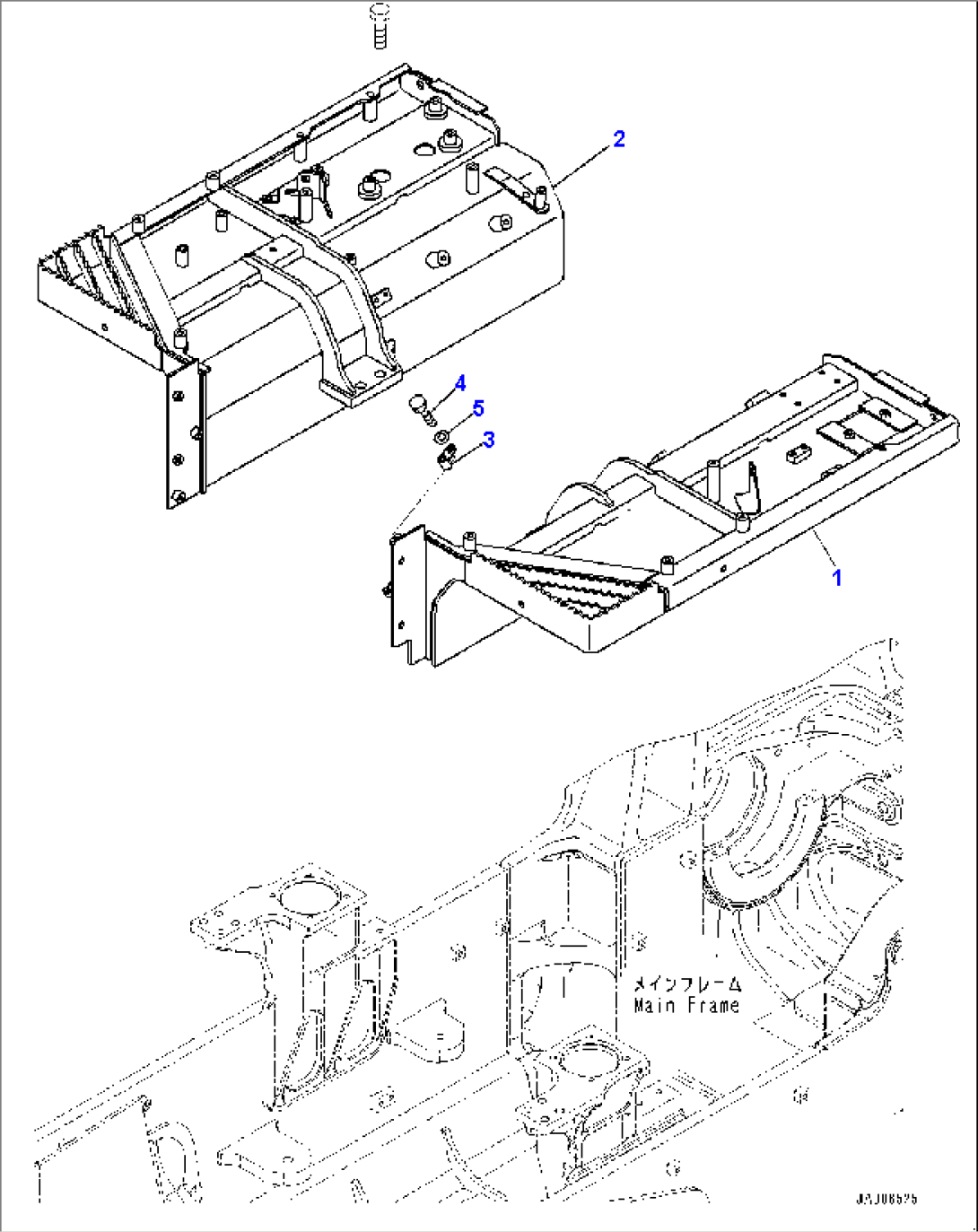 Fender, Fender and Bracket (#1001-)