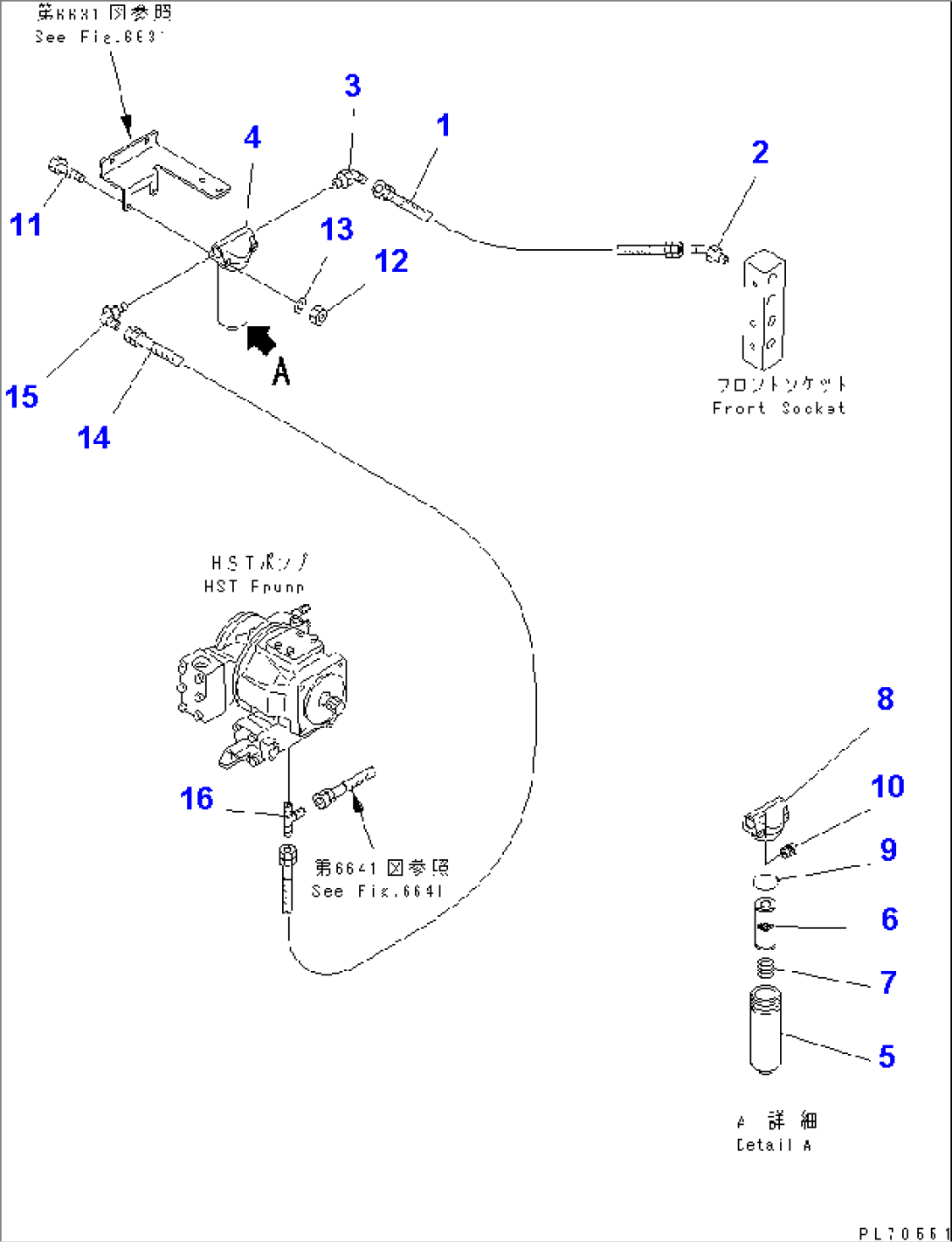 STEERING PIPING (3/5) (BYPASS FILTER LINE)