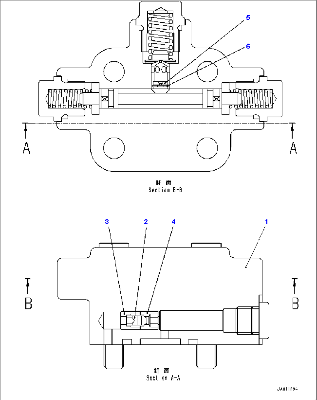 Transfer, Inner Parts, Motor 2 (6/7) (#80001-)