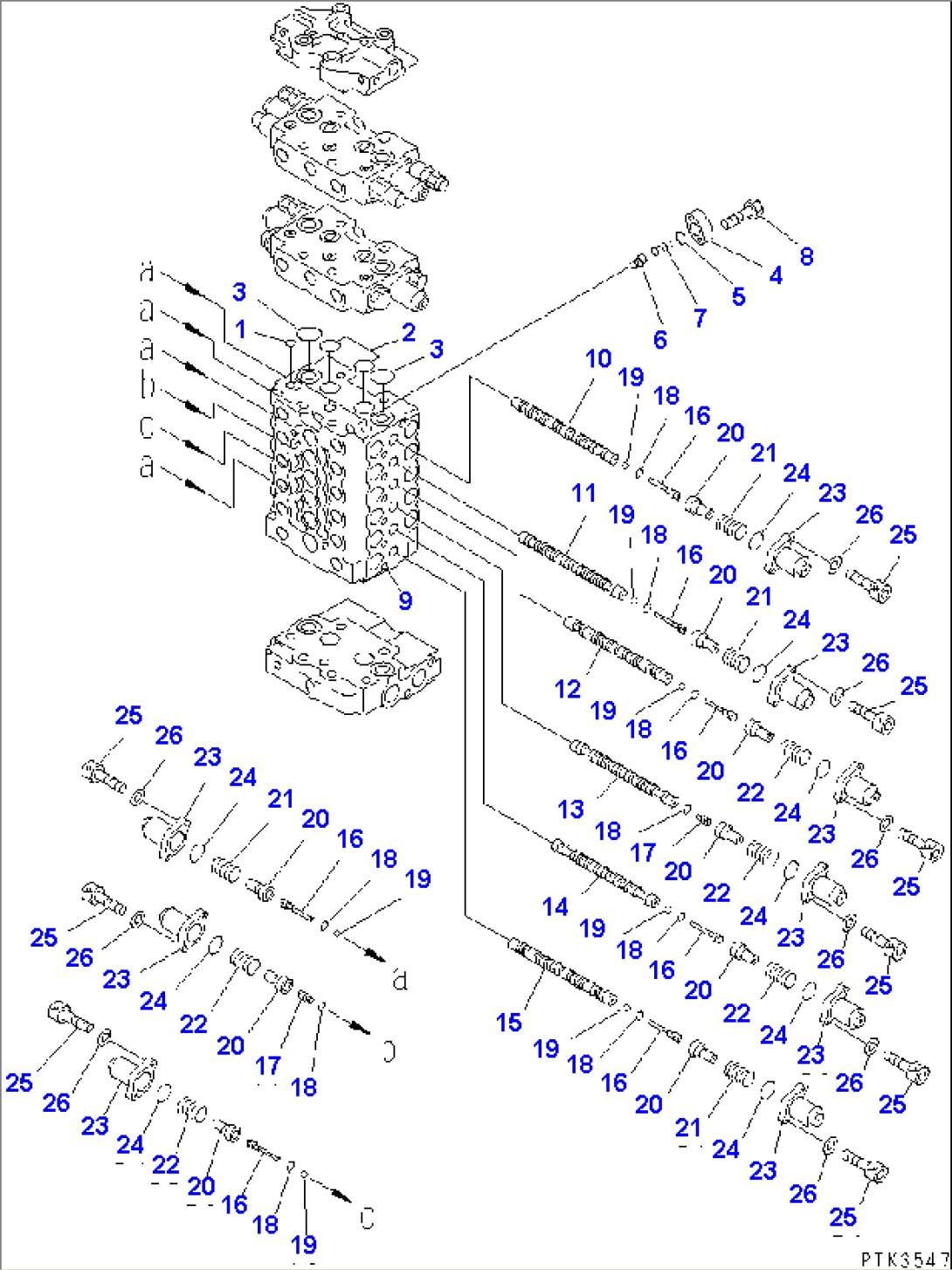 MAIN VALVE (INNER PARTS) (1/11)