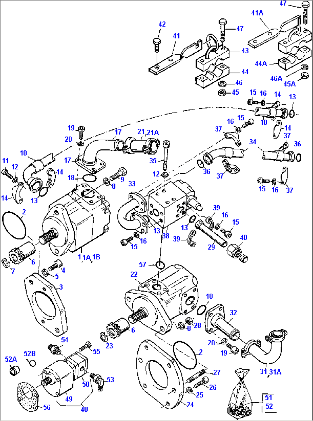 PUMPS FOR HYDRAULIC SYSTEM