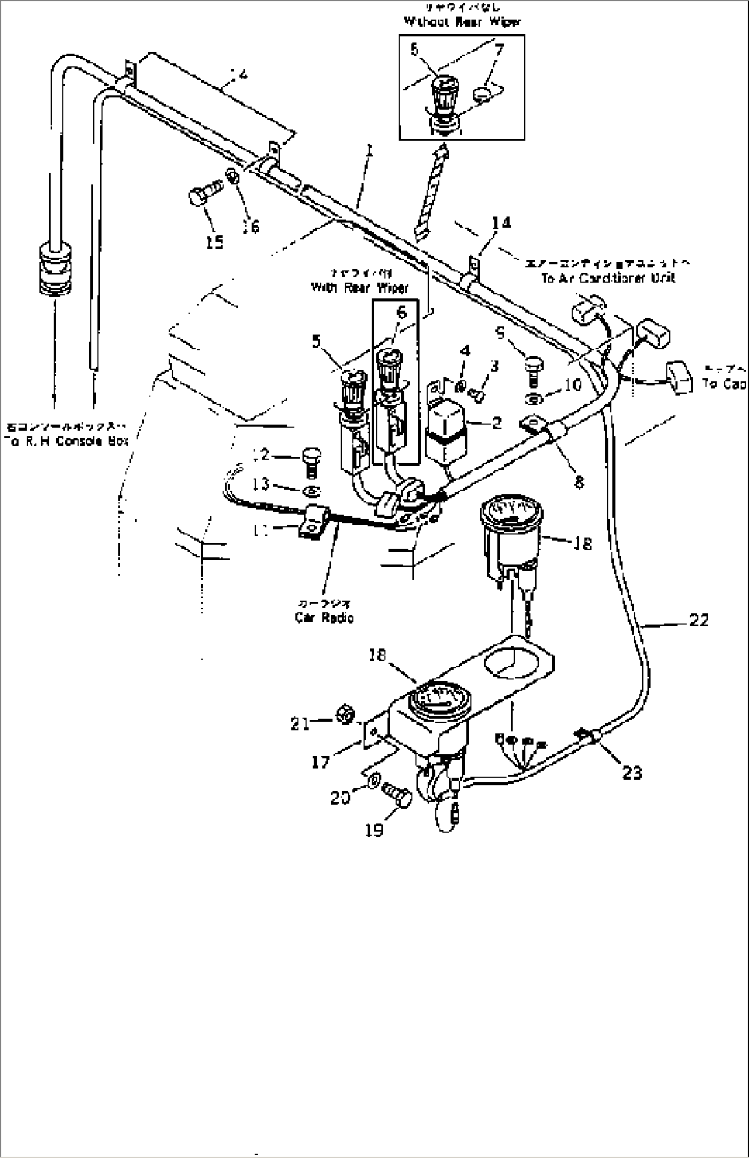 ELECTRICAL SYSTEM (CONSOLE BOX¤ L.H.) (TBG/ABE SPEC.)(#20001-)