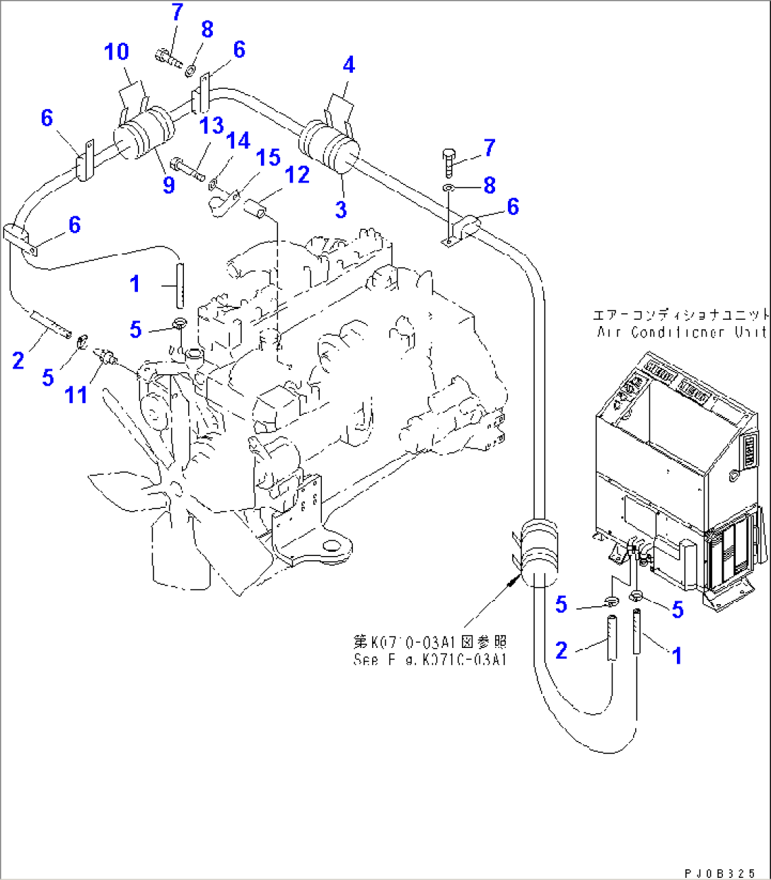 AIR CONDITIONER (HEATER HOSE) (NORTH AMERICA SPEC.)