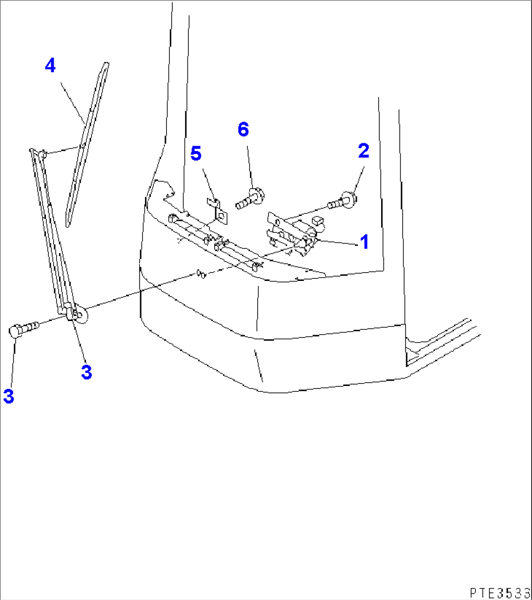 ROPS CAB (FRONT WIPER)