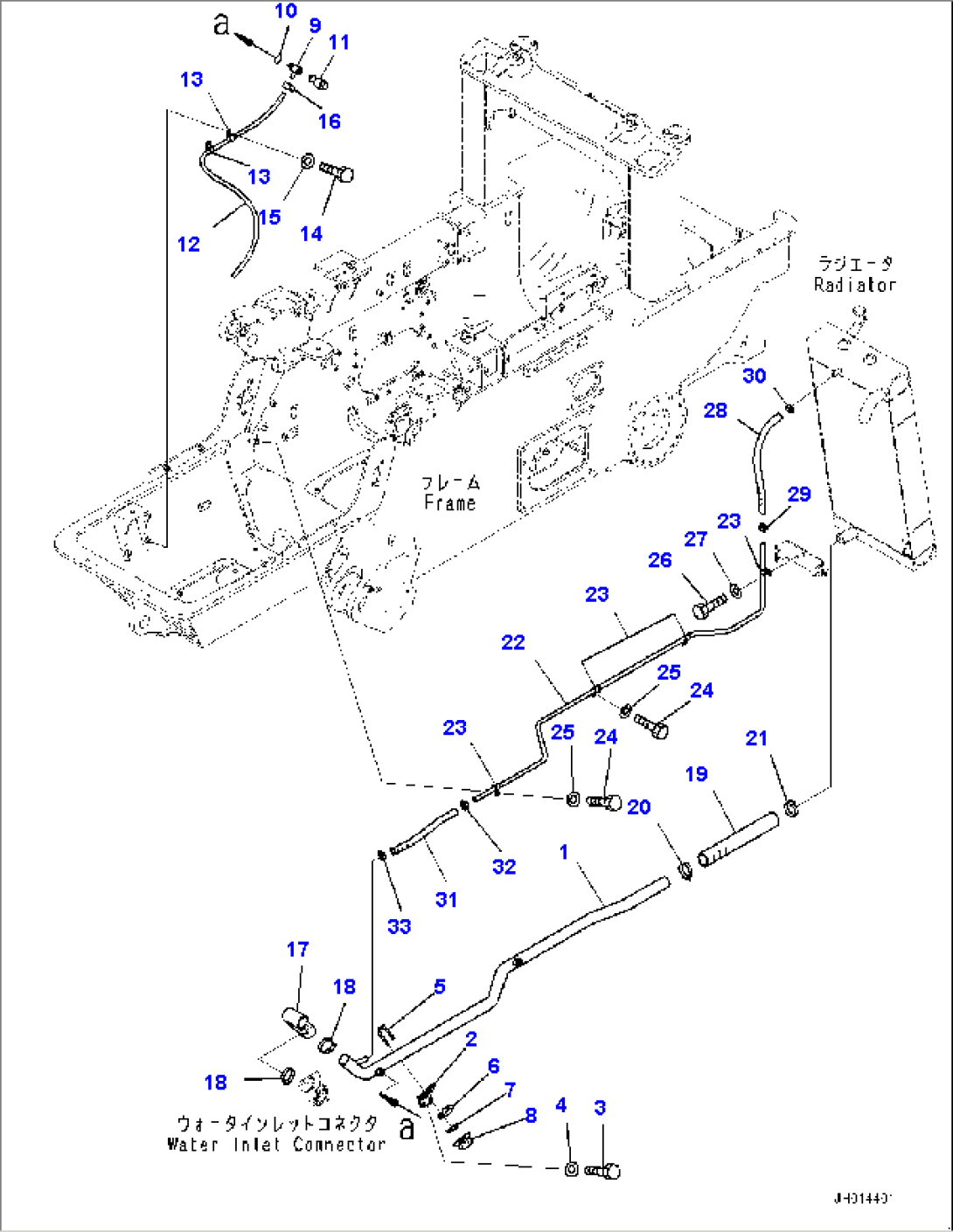 Cooling Piping, Radiator Piping (2/2) (#30001-30616)