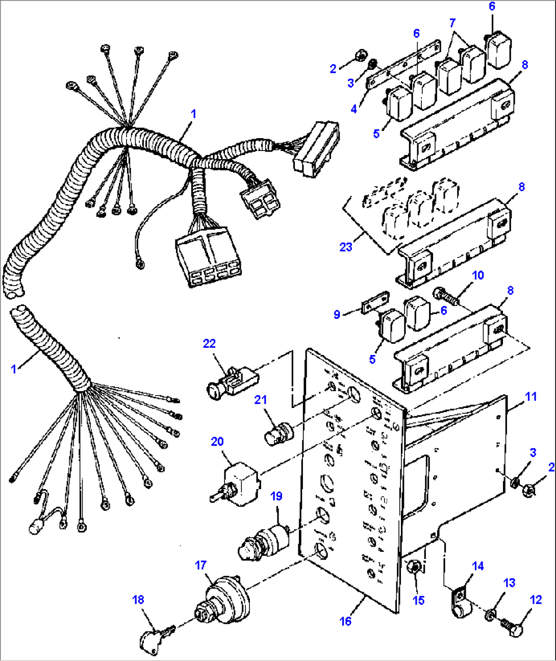 CONSOLE SWITCH PANEL