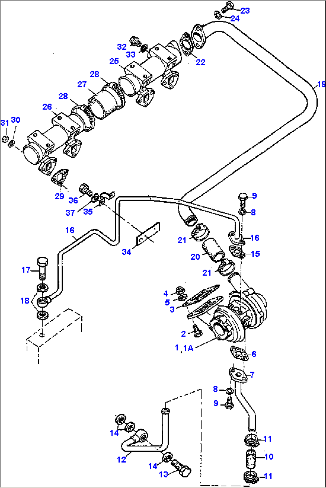 INTAKE MANIFOLD, TURBOCHARGER