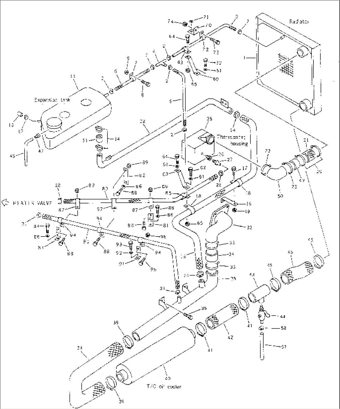 ENGINE WATER COOLING SYSTEM
