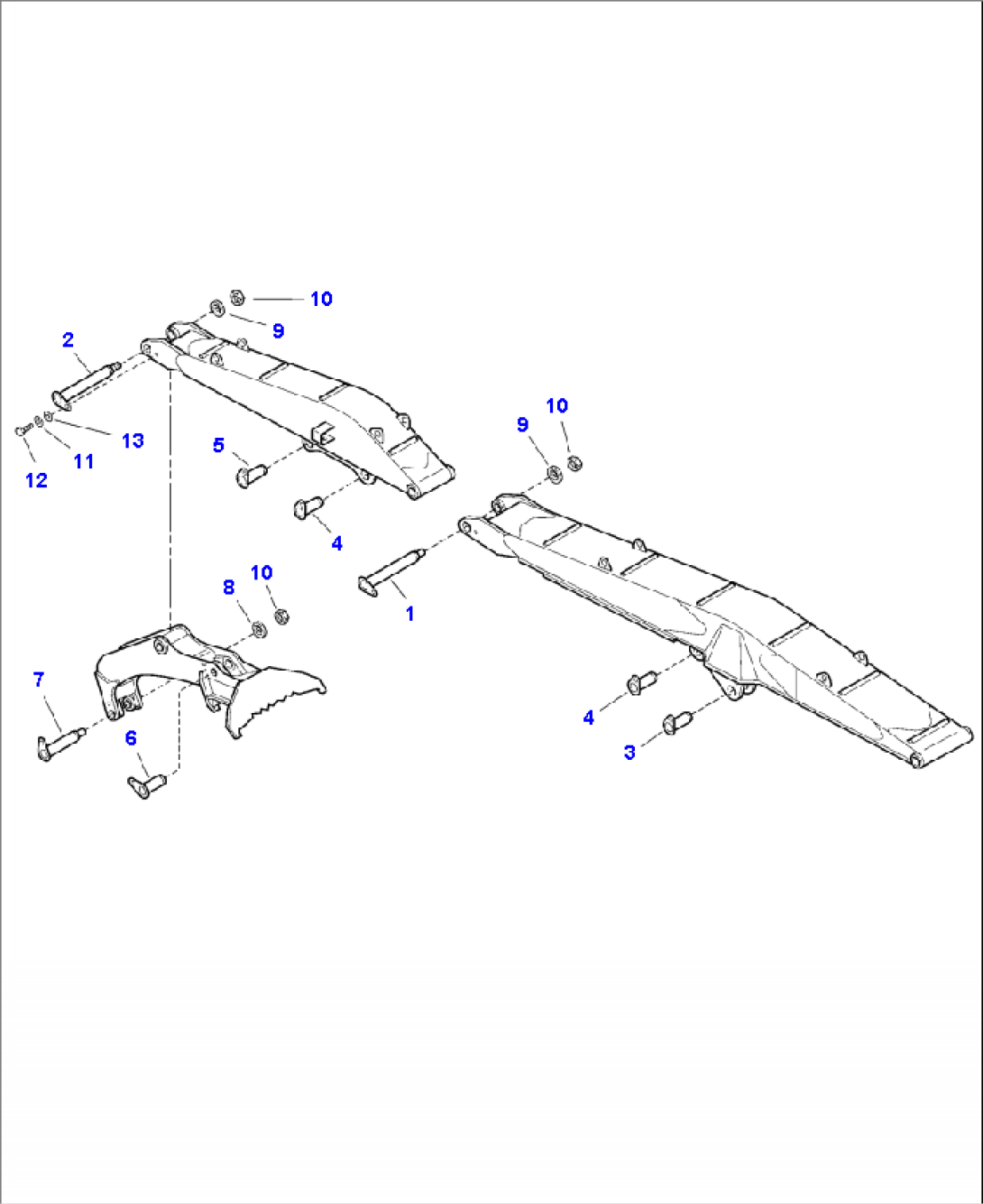 T1300-04A0 LOG LOADER PINS