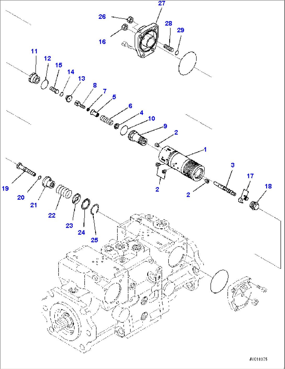 Hydraulic Pump, HST Pump (8/11) (#40001-)